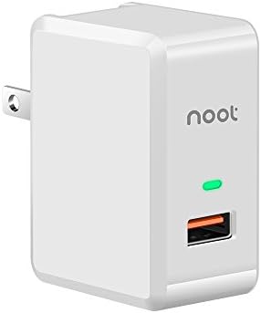 noot products 18W USB Quick Charge 3.0 Home Wall Charger for iPhone 7 / 7 Plus / 6s / 6s Plus / 6 / 6 Plus / 5 / 5S, iPad, Samsung, Google, LG, HTC, Nexus, Motorola and more