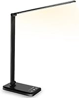 Schreibtischlampe LED Dimmbare Tischleuchte 5 Farb und 10 Helligkeitsstufen Augenfreundliche Tischlampe Nachttischlampe...