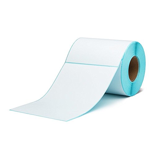 1 Roll 4 x 6 Inches Zebra Thermal Direct Paper, 250 Shipping Labels for Zebra Printers 2844, ZP450, ZP500, Eltron, and More