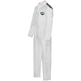 Lakeland MicroMax NS Cool Suit Microporous Coverall, Open Cuff, Large, White (Case of 25)