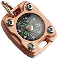 MecArmyCMP2, High Sensitivity EDC Compass, with Glow in The Dark and Beaded Chain You can Carry as a Pendant