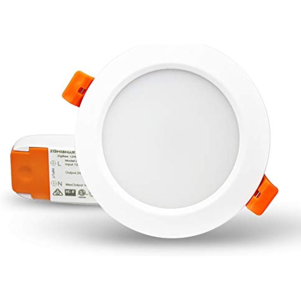 ZigBee 3.0 RGBW 3.5 Inch Recessed Retrofit Downlight 12W 10cm LED