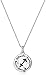 Amazon Essentials Sterling Silver Zodiac Sign, Sagittarius Reversible Pendant Necklace, 18