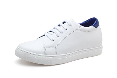 CHAMARIPA H72C55K121D Men s Height Increasing Casual Sneaker Elevator Shoes 2.36   Taller (11 Blue)