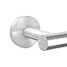 LuckIn 16 Inch Towel Bar Brushed Nickel Hand Towel Rod, Stainless Steel Kitchen Dish Towel Holder, Wall Mounted Bathroom Towel Rack Modern Single Rail Silver Hanger for Shower, TR0016