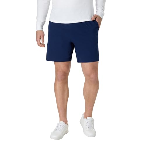 Hanes Men's Jersey Pocket Short, Navy