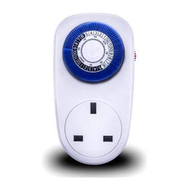 Power Adapter & Strips Power Strips & SocketsHA-26 16A Indoor 24 Hours Mechanical Plug-in Wall Socket Switch Timer Patent Setting Pins Timer SocketUS plug1 x BULL UK Plug Power A