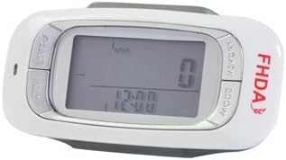 FHDA Smart 3D Sensor Pedometer for walking Sports Fitness Ep-800 , 7 days memory , target steps function with progress bar , record your daily walking time , use in pocket / bag / hand / neck ...