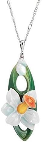 Franz CollectionDaffodil Flower Necklace