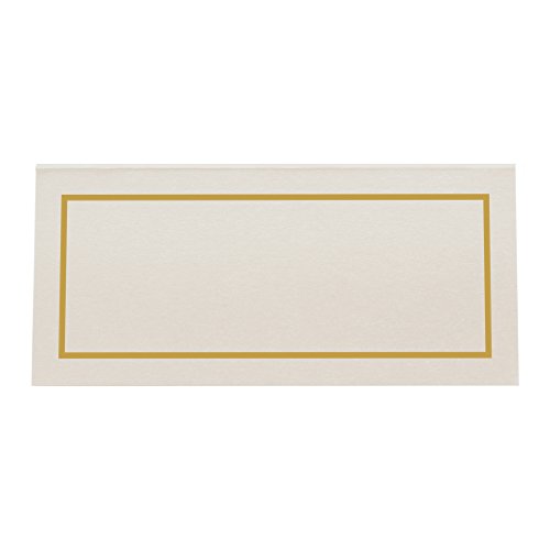 Documents and Designs Single Line Border Easy Print Place Cards (Select Color/Quantity), Champagne, Gold, Set of 150 (25 Sheets) - Thumbnail 6