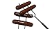 RiLahy QSticksTM 36 inch Premium Telescoping Marshmallow Roasting Sticks - 5 Hot Dog Forks & Smores Skewers and Get a Free Bag + Campfire Cooking Cheat Sheet - Camping Tools, Fire Pit Accessories