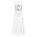 ranrann Kids Girls Floral Sequins Spirit Praise Lyrical Liturgical Dance Long Dress Leotard Maxi Long Skirt Dancewear