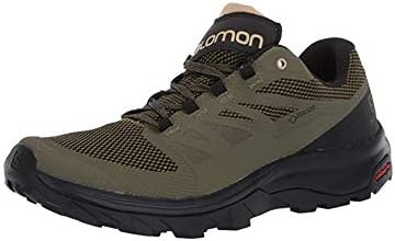 Salomon Males’s Define GTX Climbing, Burnt Olive/Black/Safari, 12
