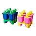 Ikea ICE Popsicle Maker Molds Set of 12 - (6) Blue/green, (6) Yellow/pink