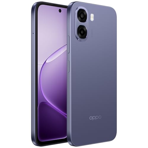 OPPO A6x 5G Smartphone 4+128GB, 6.75" 120Hz, 6100mAh D6300 IP64, Black Purple - With voucher
