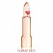 Pro Kailijumei Flower Jelly Lipstick Moisturizer Long Lasting Nutritious Lip Balm Lips Magic Color Temperature Change with Mirror (Flame Red)