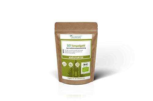AURESA Ayurveda Tee Bio Tempelgold | Kräutertee mit groÃem Ingwer Anteil | Toller Wintertee für mehr innere Wärme – Bild 8