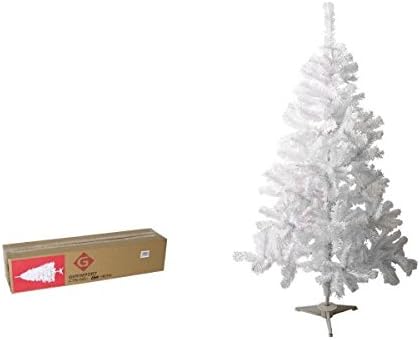Gerimport Arbol Navidad 150cm Blanco 257 Puntas Caja 83x19x19cm: Amazon.es: Hogar