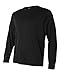 Champion CW26 Adult Double Dry Long-Sleeve Interlock T-Shirt - Black44; Extra Large