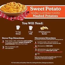 BETTY CROCKER INSTANT SWEET POTATO MASHED POTATOES