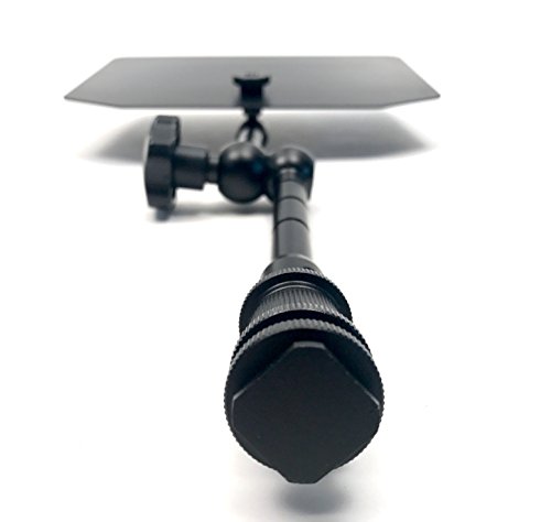 Glide Gear LS 100 Video Camera Adjustable Flexible Articulating Lens Flare Hood Flag/Shade 11" Friction Arm GOBO