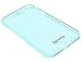 iPhone 7 Plus Case, Bastex Slim Fit Front and Back Full Body Protective Crystal Two Pieces TPU Blue Transparent Bumper Case Cover for Apple iPhone 7 Plus