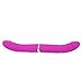 14 Inch Muti Speed Duble Big Rechargeable Dual Motors Waterproof Silicone Messager with USB Cable Rechargeable Model Support Android Laptop Pink m1