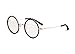 Agstum Vintage Retro Small Round Optical Eyeglass Frame with Spring Hinge