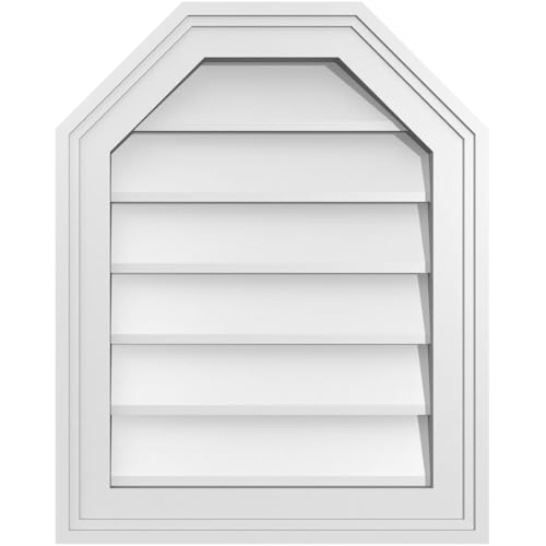 Signature Urethane GVSOT16X2002SN Octagonal Top Brickmould Frame, Primed Tan Si…