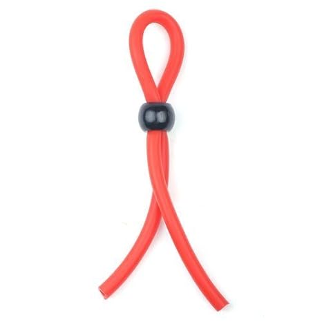 eeddoo Verstellbarer Penisring & Cockring - Rot - einstellbarer Penis Ring mit Größenverstellung (Penis Cock Pleasure Ring G-