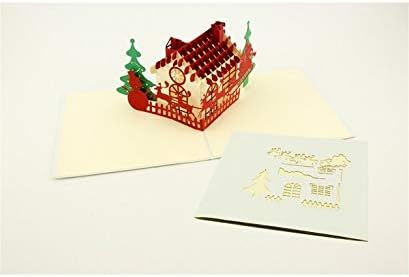 Casa Di Babbo Natale Gioco.Biglietto Pop Up Casa Di Babbo Natale Amazon It Giochi E Giocattoli