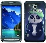 Cute Panda black Samsung Galaxy S5 Active Phone Case