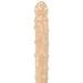 Doc Johnson Raging Hard-Ons - Slim Line - 8 Inch (8.7 in. Long and 1.2 in. Wide) - Heavily Veined - Dildo with Suction Cup Base - Great For Anal Beginners - Vanilla