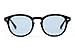 Bestum Retro Inspired Sunglasses With Rivets Tinted Lens UV400 (Black, Light blue)