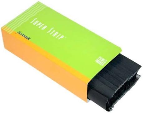 Black 8.5" Medium Powis Parker Fastback Super Strips - 100 Strips