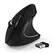 shoplease Wireless Vertical Mouse, 2.4G Wireless Ergonomic Optical Mouse with 3 Adjustable 800/1200 /1600 DPI, More Suitable for Big Hands