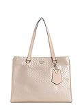 GUESS Factory Women's Rossdale Allover Logo Satchel