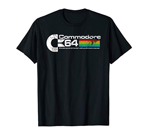 Commodore T Shirt 64 Retro Computer For Men Women Kids