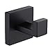 Angle Simple Towel Hook Matte Black, SUS 304 Stainless Steel Coat Robe Hook, Bathroom Hand Towel Hanger for Wall