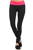 Mopas Womens Comfort Waist Colorblock Yoga Pants