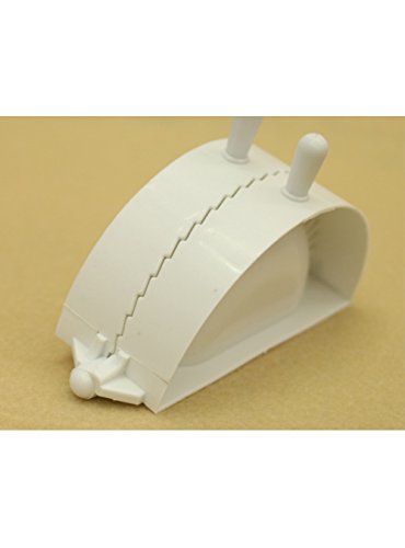 OAIMYY Kitchen Tool Plastic Pastry Dough Pie Meat Filling Press Dumpling Maker Mold (White-3Pcs)
