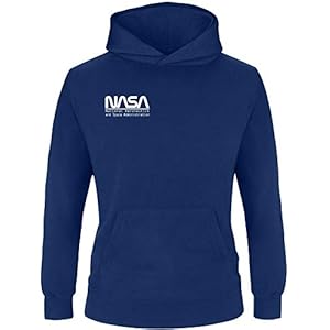 EZYshirt® Nasa Spacetime Pullover voor kinderen, meisjes met capuchon