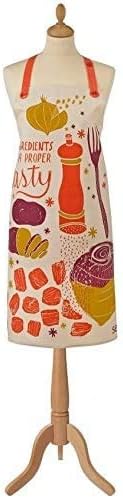 Seasalt Pasty Oil Cloth Adjustable Apron 100% Cotton With PVC Coating