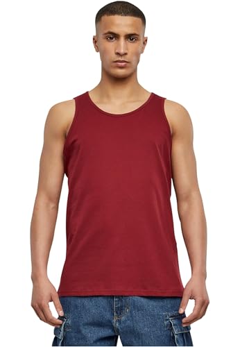 Camisetas sin Mangas Hombres, Adulto, Rojo, XL