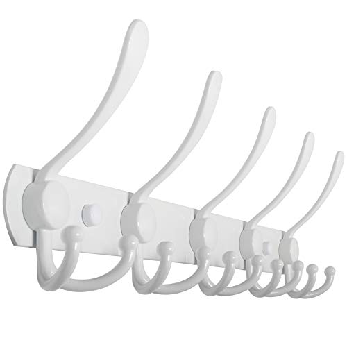 WEBI Coat Rack Wall Mounted White Coat Hooks Wall Mounted,Coat Hanger