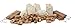 Clothes Protector Cedar Moth Repellent Set Fresh Storage Accessories Blocks, Ring, Hang up (72 Pieces)