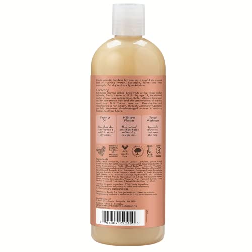 Shea Moisture Body Wash Moisturizing, Gluten Free Coconut & Hibiscus
