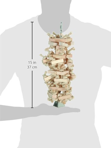 Paradise Toys Natural Knots n" Blocks 6-Inch W by 15-Inch L