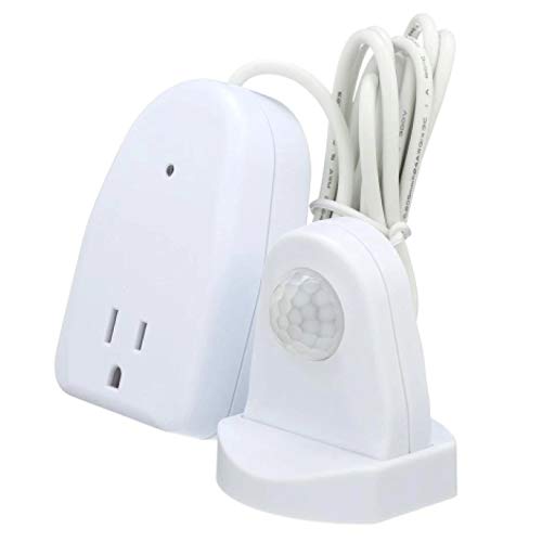 Westek MLC12BC4 Indoor Plugin Corded Motion Activated Light Control