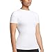 Tommie Copper Shoulder Support Shirt for Women, Posture Corrector Compression Shirt with UPF 50 Sun Protection, Women's Compression Shirt, Shoulder Compression, Shoulder Support for Women, White M